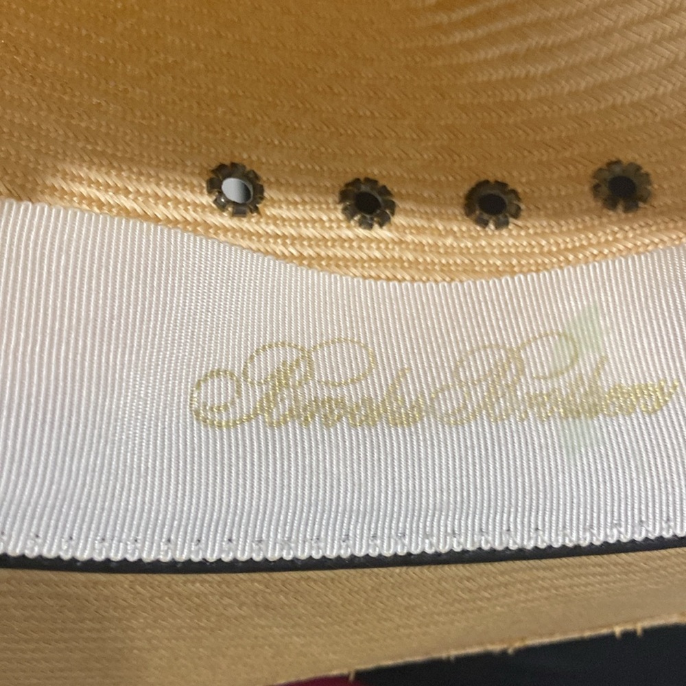 Brooks Brothers Straw Panama Fedora Hat - Picture 8 of 11